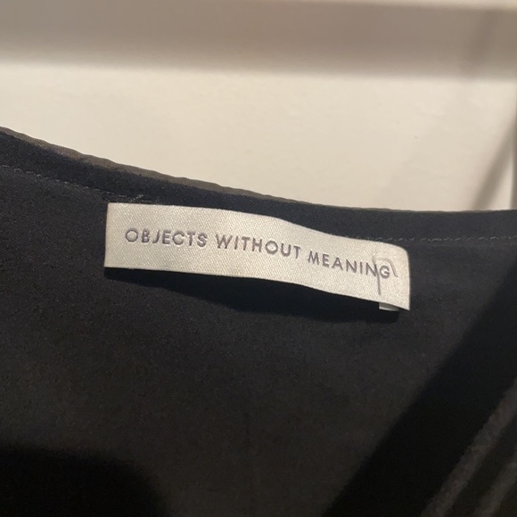 OBJECTS WITHOUT MEANING OLIVE TWISTED LOUNGE DRESS - Picture 10 of 11